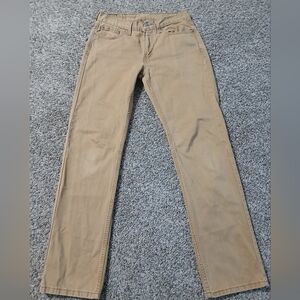 LEVIS‎ Tan Straight-Leg Pants
